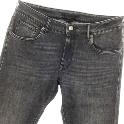 [New] INCOTEX BLUE DIVISION Slim Denim Pants Black (Gray) [34] [Condition Rank N] [Men&