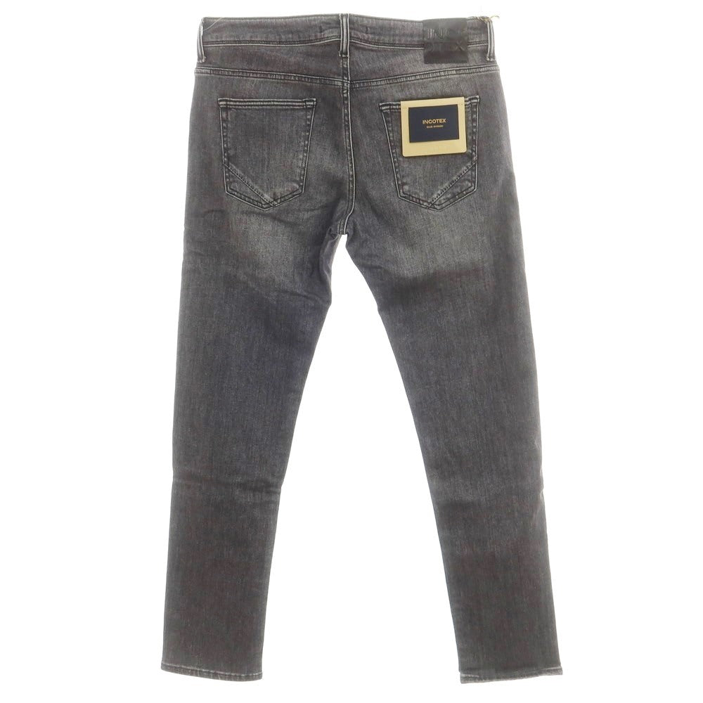 [New] INCOTEX BLUE DIVISION Slim Denim Pants Black (Gray) [34] [Condition Rank N] [Men&