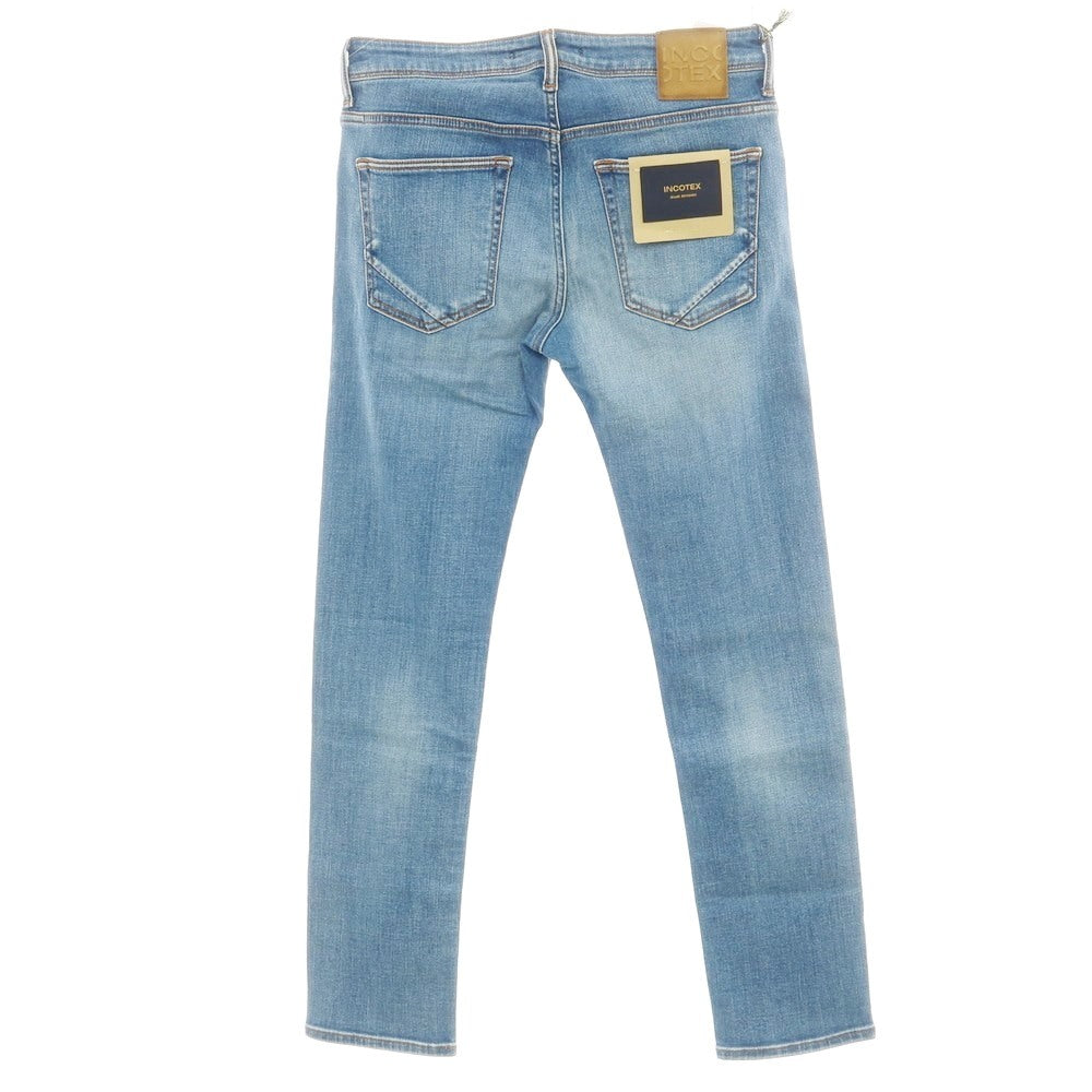 [New Outlet] INCOTEX BLUE DIVISION Slim Denim Pants Blue [30] [Condition Rank N-] [Men&