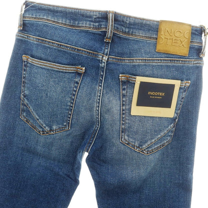 [New Outlet] INCOTEX BLUE DIVISION Slim Denim Pants Blue [30] [Condition Rank N-] [Men&
