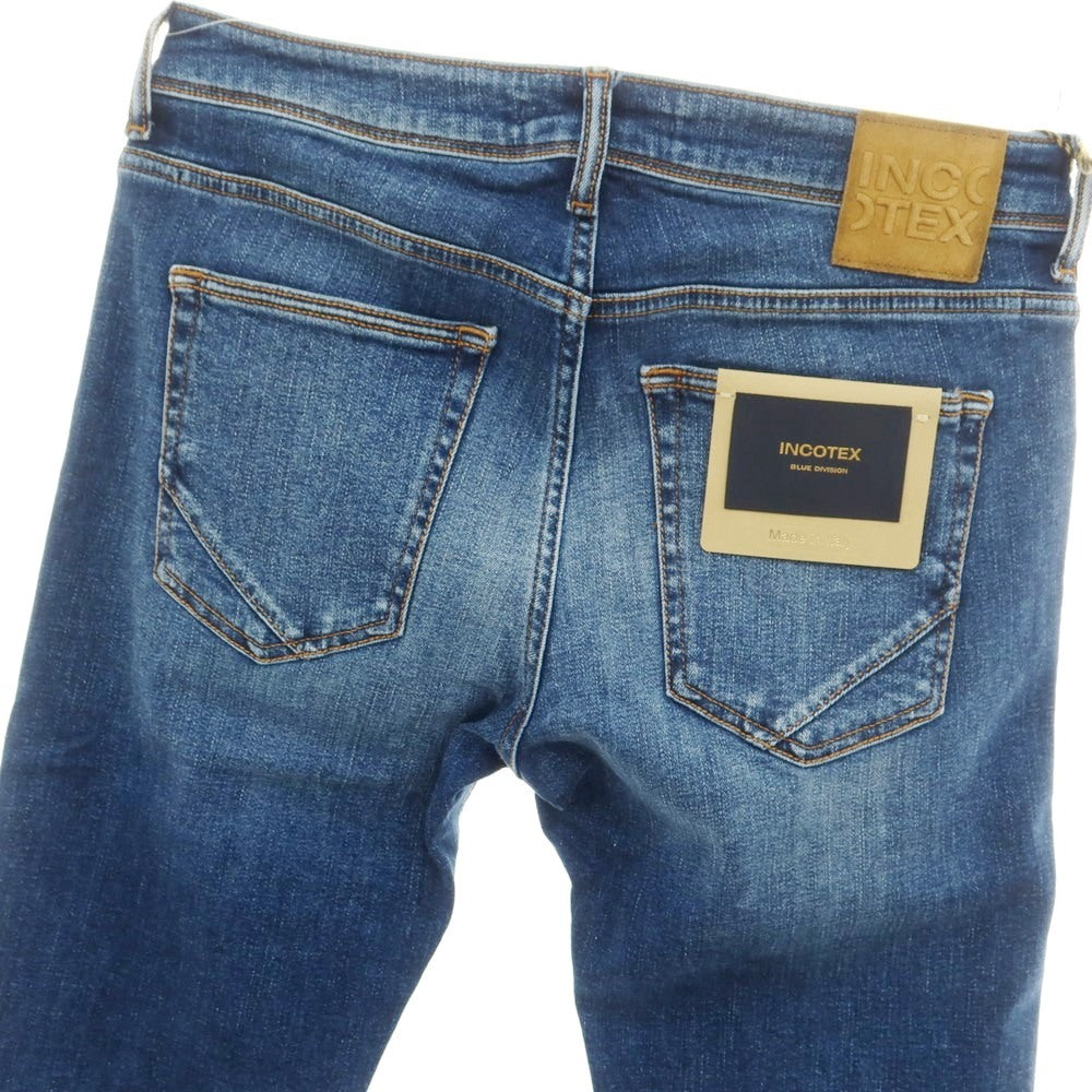 [New] INCOTEX BLUE DIVISION Slim Denim Pants Blue [32] [Condition Rank N] [Men&