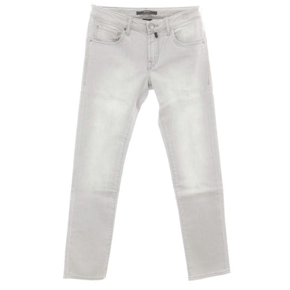 [New Outlet] INCOTEX BLUE DIVISION Slim Denim Pants Light Gray [31] [Condition Rank N-] [Men&