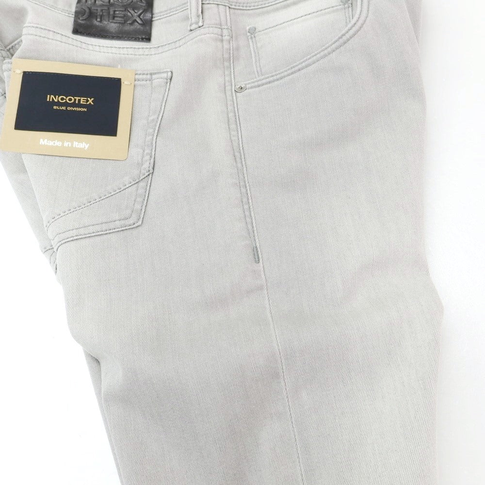 [New Outlet] INCOTEX BLUE DIVISION Slim Denim Pants Light Gray [31] [Condition Rank N-] [Men&