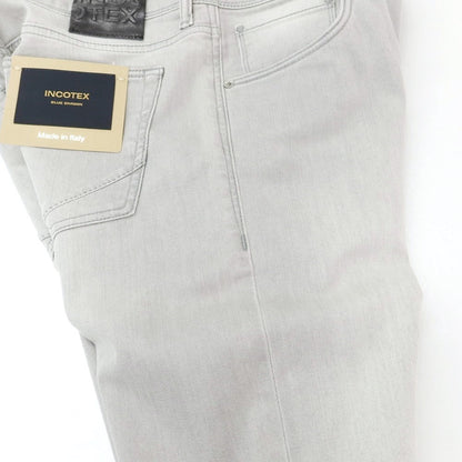 [New Outlet] INCOTEX BLUE DIVISION Slim Denim Pants Light Gray [31] [Condition Rank N-] [Men&