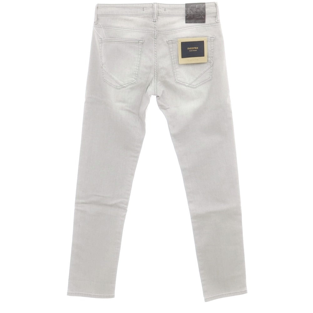 [New Outlet] INCOTEX BLUE DIVISION Slim Denim Pants Light Gray [31] [Condition Rank N-] [Men&