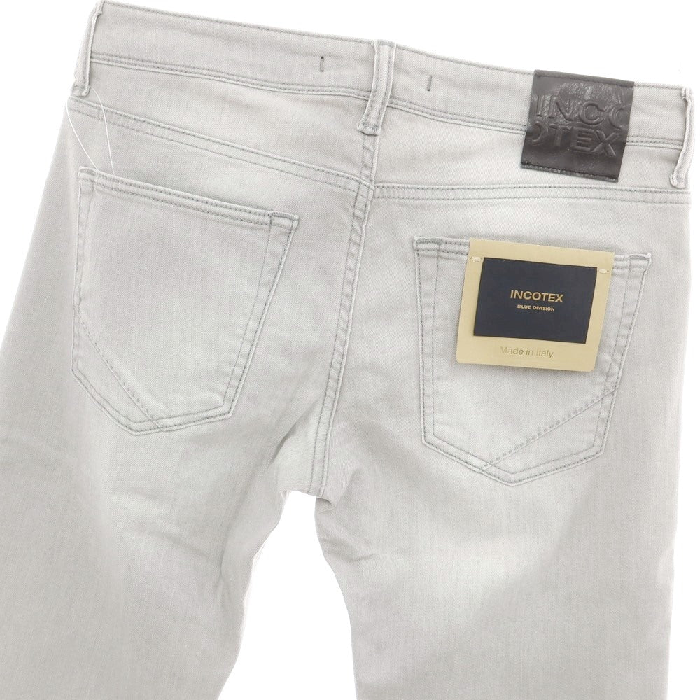 [New Outlet] INCOTEX BLUE DIVISION Slim Denim Pants Light Gray [31] [Condition Rank N-] [Men&