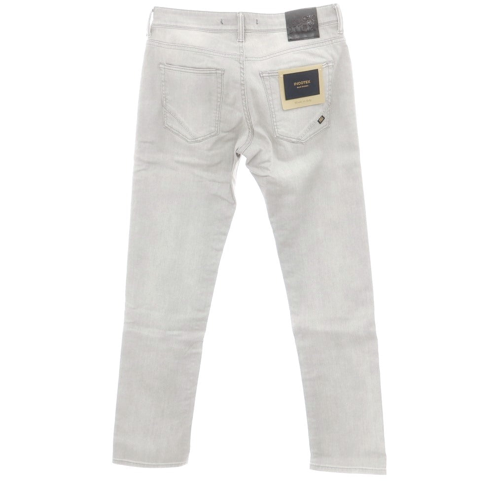 [New Outlet] INCOTEX BLUE DIVISION Slim Denim Pants Light Gray [31] [Condition Rank N-] [Men&