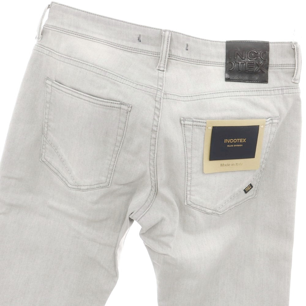 [New Outlet] INCOTEX BLUE DIVISION Slim Denim Pants Light Gray [31] [Condition Rank N-] [Men&