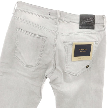 [New Outlet] INCOTEX BLUE DIVISION Slim Denim Pants Light Gray [31] [Condition Rank N-] [Men&