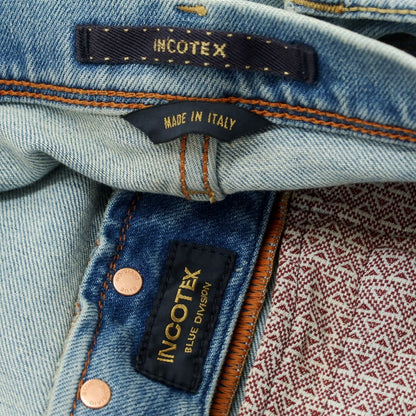 【SALE10％OFF/返品不可】【新品アウトレット】インコテックス ブルーディヴィジョン INCOTEX BLUE DIVISION Tapered ストレッチデニムパンツ ジーンズ ブルー【 30 】【 状態ランクN- 】【 メンズ 】