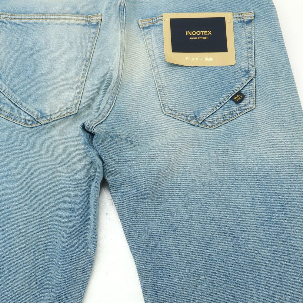 【SALE10％OFF/返品不可】【新品アウトレット】インコテックス ブルーディヴィジョン INCOTEX BLUE DIVISION Tapered ストレッチデニムパンツ ジーンズ ブルー【 30 】【 状態ランクN- 】【 メンズ 】