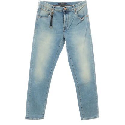 [New Outlet] INCOTEX BLUE DIVISION Tapered Stretch Denim Pants Jeans Blue [32] [Condition Rank N-] [Men&