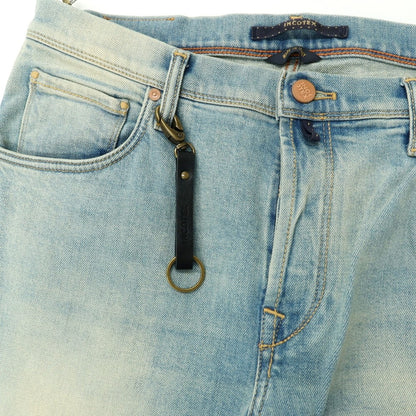[New Outlet] INCOTEX BLUE DIVISION Tapered Stretch Denim Pants Jeans Blue [32] [Condition Rank N-] [Men&