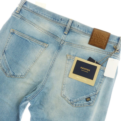 [New Outlet] INCOTEX BLUE DIVISION Tapered Stretch Denim Pants Jeans Blue [33] [Condition Rank N-] [Men&