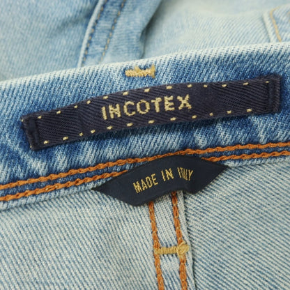 [New Outlet] INCOTEX BLUE DIVISION Tapered Stretch Denim Pants Jeans Blue [33] [Condition Rank N-] [Men&