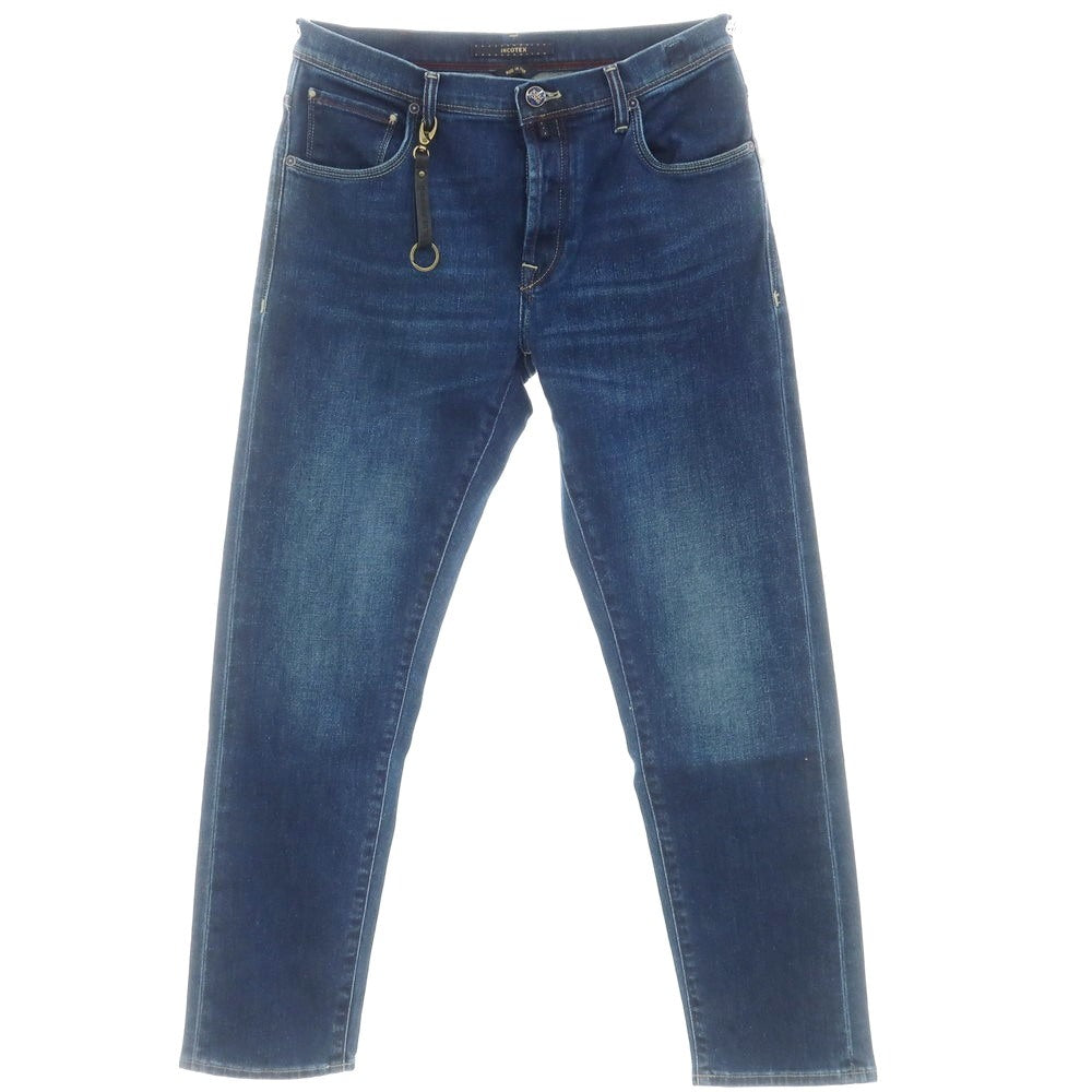 【SALE10％OFF/返品不可】【新品アウトレット】インコテックス ブルーディヴィジョン INCOTEX BLUE DIVISION Tapered ストレッチデニムパンツ ジーンズ ネイビー【 33 】【 状態ランクN- 】【 メンズ 】