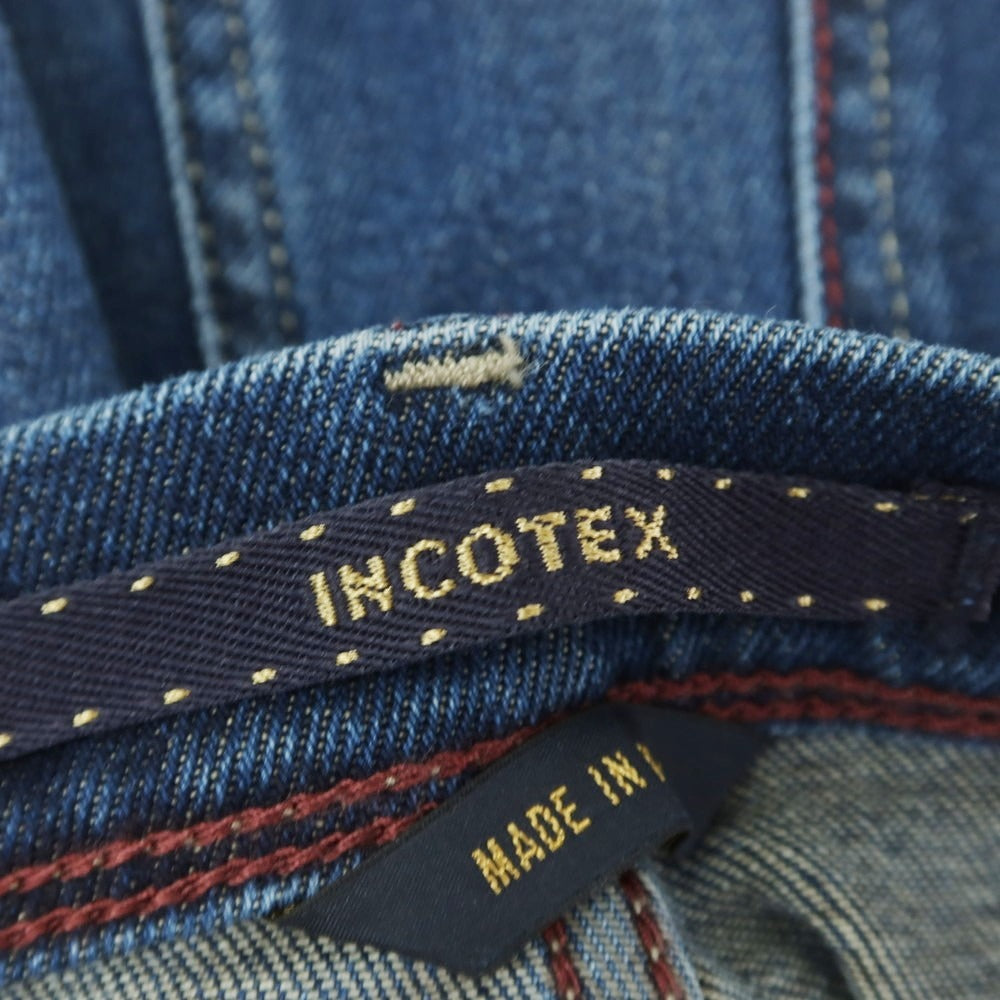 【SALE10％OFF/返品不可】【新品アウトレット】インコテックス ブルーディヴィジョン INCOTEX BLUE DIVISION Tapered ストレッチデニムパンツ ジーンズ ネイビー【 33 】【 状態ランクN- 】【 メンズ 】