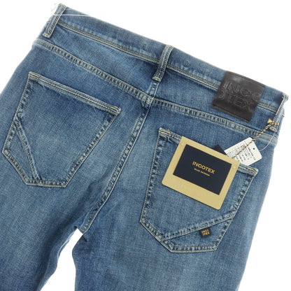 [New Outlet] INCOTEX BLUE DIVISION Tapered Repaired Stretch Denim Pants Jeans Blue [31] [Condition Rank N-] [Men&