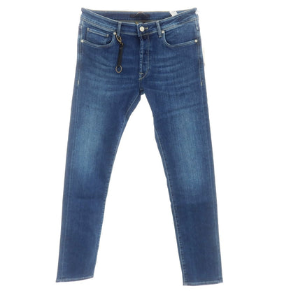 [New Outlet] INCOTEX BLUE DIVISION Slim Stretch Denim Pants Jeans Blue [35] [Condition Rank N-] [Men&