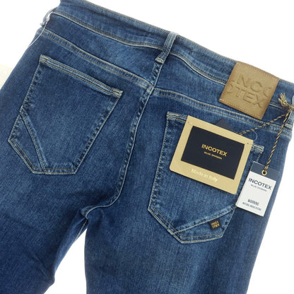 [New Outlet] INCOTEX BLUE DIVISION Slim Stretch Denim Pants Jeans Blue [35] [Condition Rank N-] [Men&