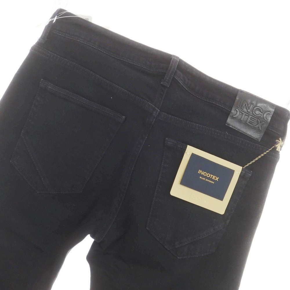 [New] INCOTEX BLUE DIVISION Slim Denim Pants Black [31] [Condition Rank N] [Men&