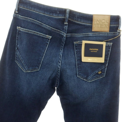 [New Outlet] INCOTEX BLUE DIVISION Slim Denim Pants Navy [33] [Condition Rank N-] [Men&