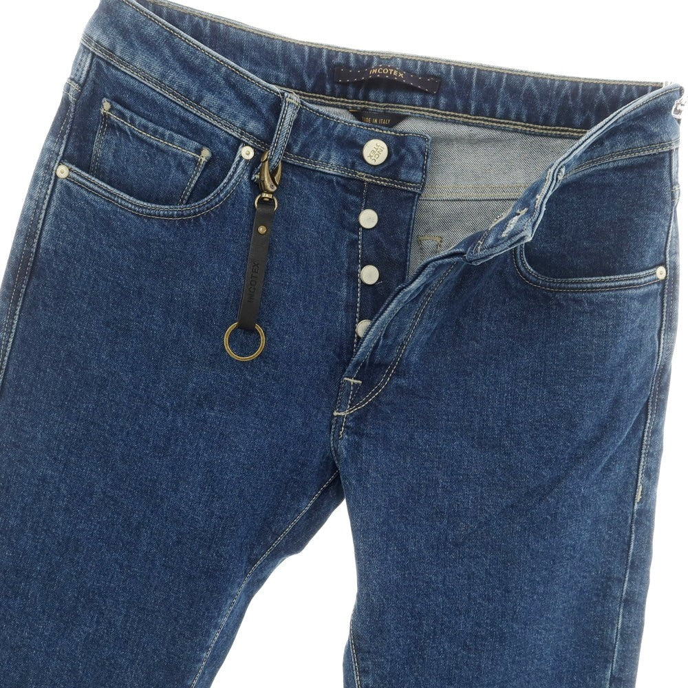 [New] INCOTEX BLUE DIVISION Slim Denim Pants Blue [33] [Condition Rank N] [Men&