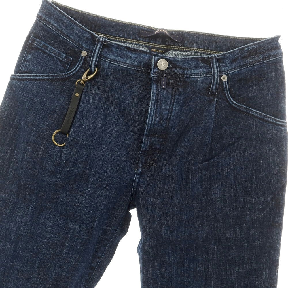 [New] INCOTEX BLUE DIVISION Tapered Denim Pants Navy [33] [Condition Rank N] [Men&