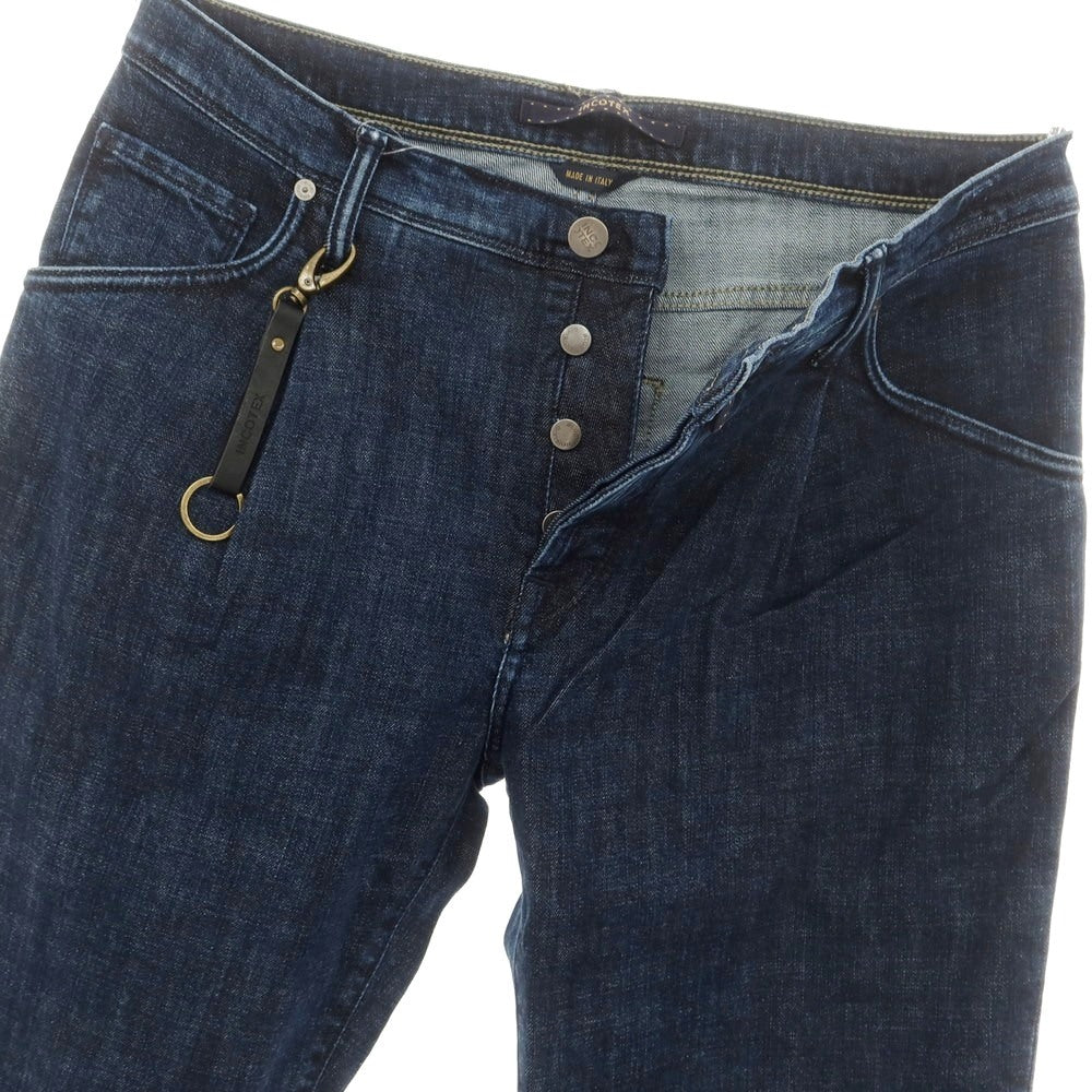 [New] INCOTEX BLUE DIVISION Tapered Denim Pants Navy [33] [Condition Rank N] [Men&
