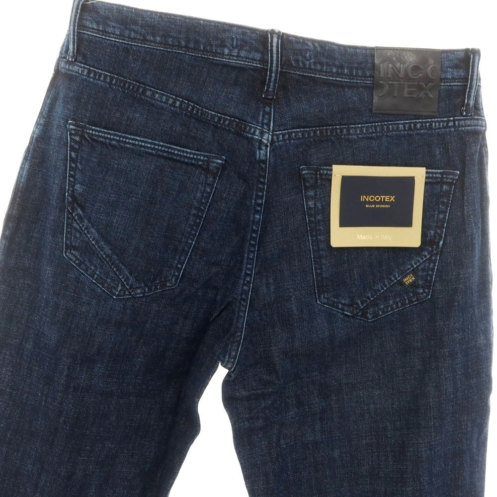 [New] INCOTEX BLUE DIVISION Tapered Denim Pants Navy [33] [Condition Rank N] [Men&