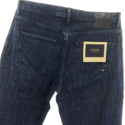 [New] INCOTEX BLUE DIVISION Tapered Denim Pants Navy [33] [Condition Rank N] [Men&