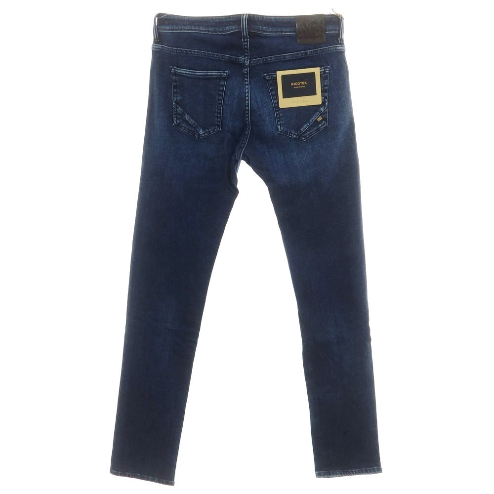[New] INCOTEX BLUE DIVISION Slim Denim Pants Navy [33] [Condition Rank N] [Men&
