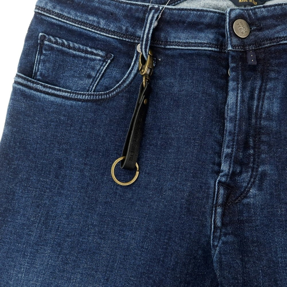 [New] INCOTEX BLUE DIVISION Slim Denim Pants Navy [33] [Condition Rank N] [Men&