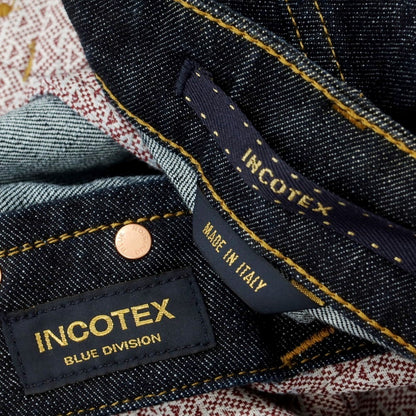【新品アウトレット】インコテックス ブルーディヴィジョン INCOTEX BLUE DIVISION Slim デニムパンツ ネイビー【 33 】【 状態ランクN- 】【 メンズ 】