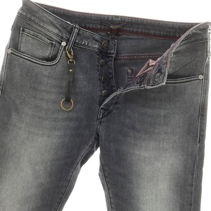 [New] INCOTEX BLUE DIVISION Slim Denim Pants Black (Gray) [33] [Condition Rank N] [Men&