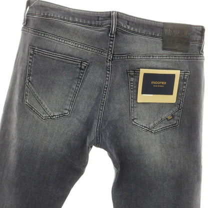 [New] INCOTEX BLUE DIVISION Slim Denim Pants Black (Gray) [33] [Condition Rank N] [Men&