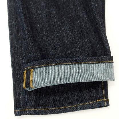 [New Outlet] INCOTEX BLUE DIVISION Tapered Denim Pants Navy [33] [Condition Rank N-] [Men&