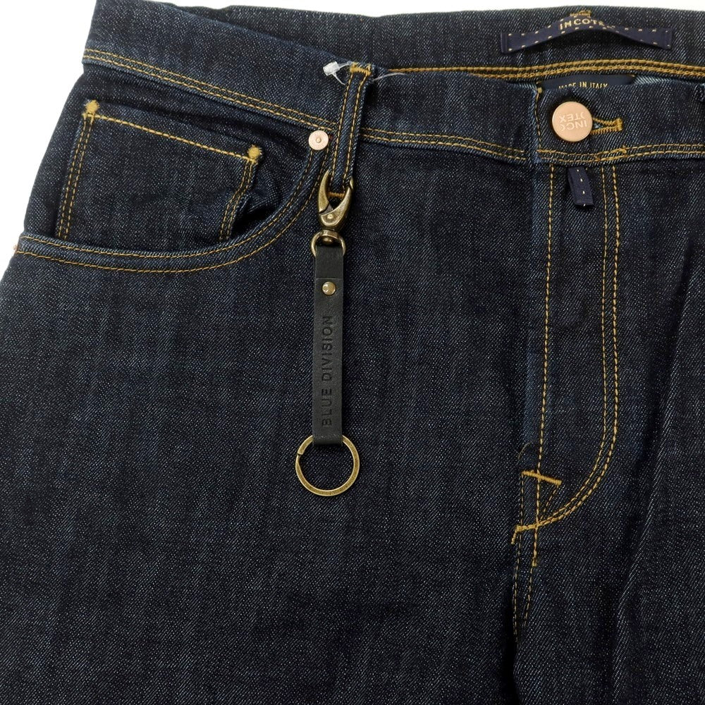 [New Outlet] INCOTEX BLUE DIVISION Tapered Denim Pants Navy [33] [Condition Rank N-] [Men&