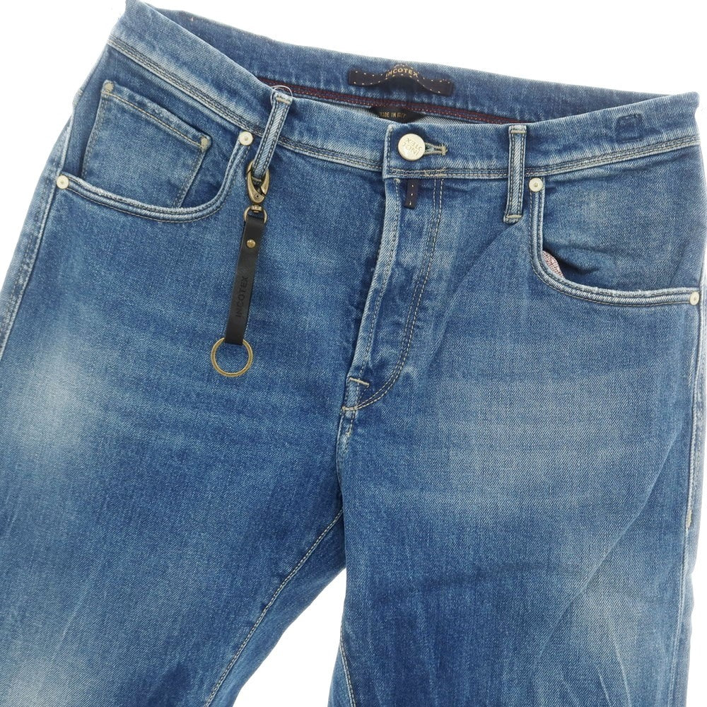 [New] INCOTEX BLUE DIVISION Tapered Denim Pants Blue [33] [Condition Rank N] [Men&