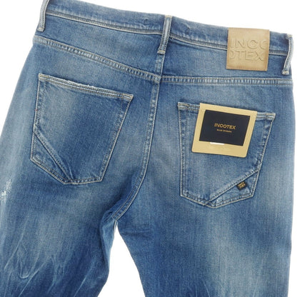 [New] INCOTEX BLUE DIVISION Tapered Denim Pants Blue [33] [Condition Rank N] [Men&