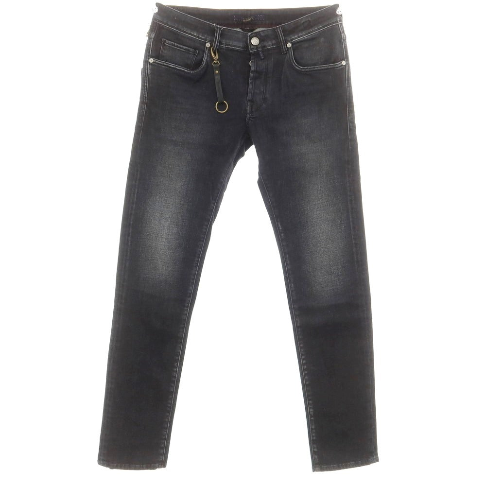 [New] INCOTEX BLUE DIVISION Slim Denim Pants Black (Dark Gray) [33] [Condition Rank N] [Men&
