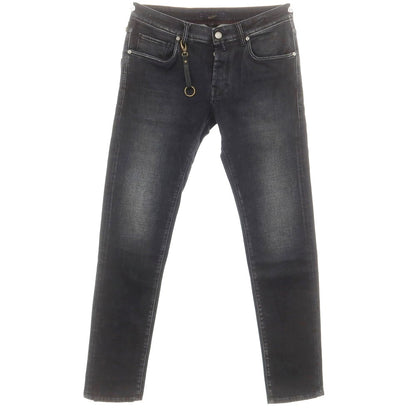 [New] INCOTEX BLUE DIVISION Slim Denim Pants Black (Dark Gray) [33] [Condition Rank N] [Men&