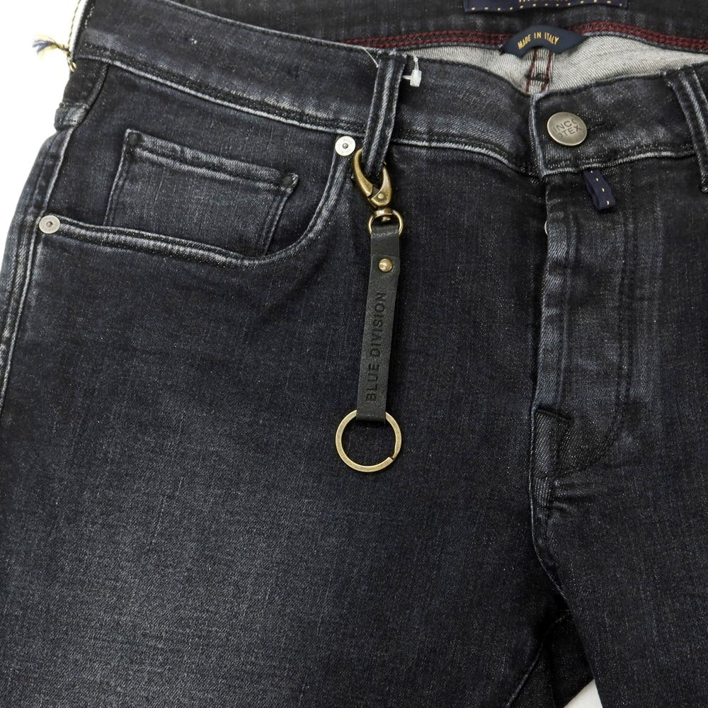 [New] INCOTEX BLUE DIVISION Slim Denim Pants Black (Dark Gray) [33] [Condition Rank N] [Men&
