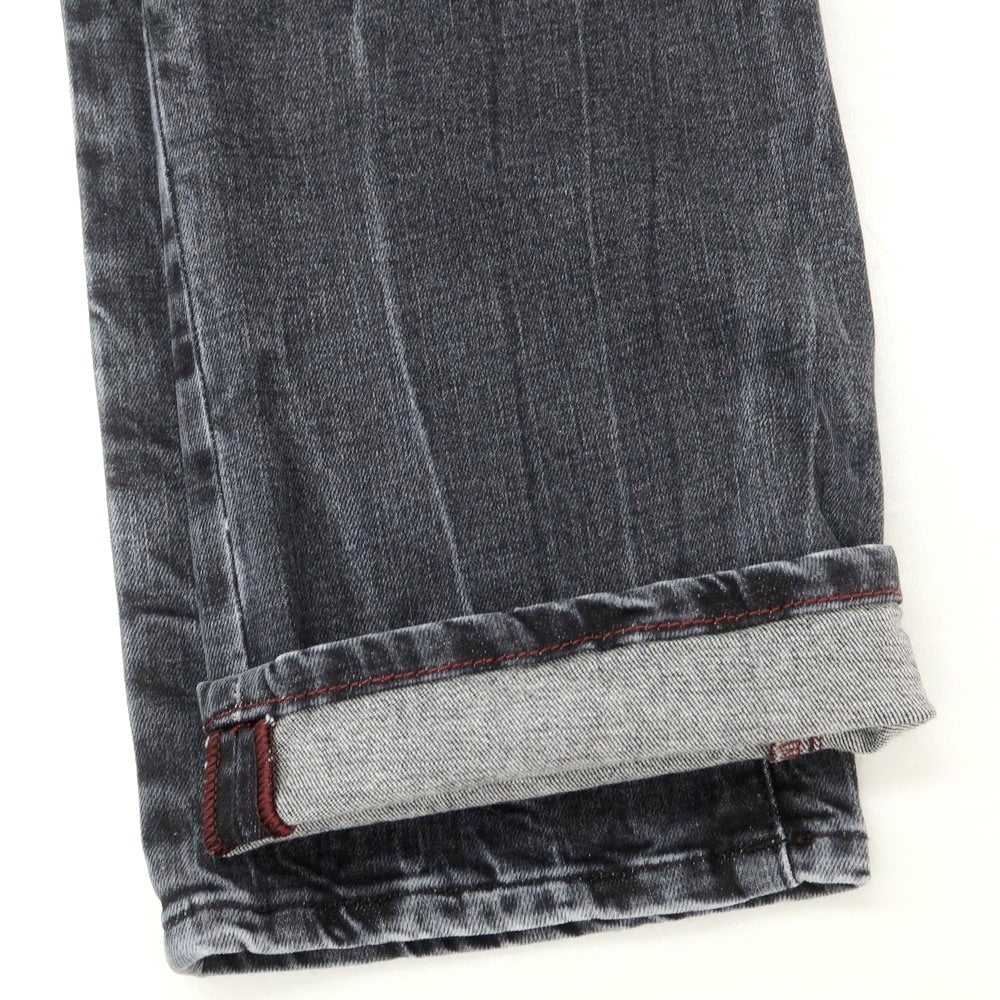 [New] INCOTEX BLUE DIVISION Slim Denim Pants Black (Gray) [33] [Condition Rank N] [Men&