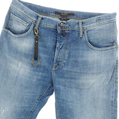 [New Outlet] INCOTEX BLUE DIVISION Tapered Denim Pants Blue [33] [Condition Rank N-] [Men&