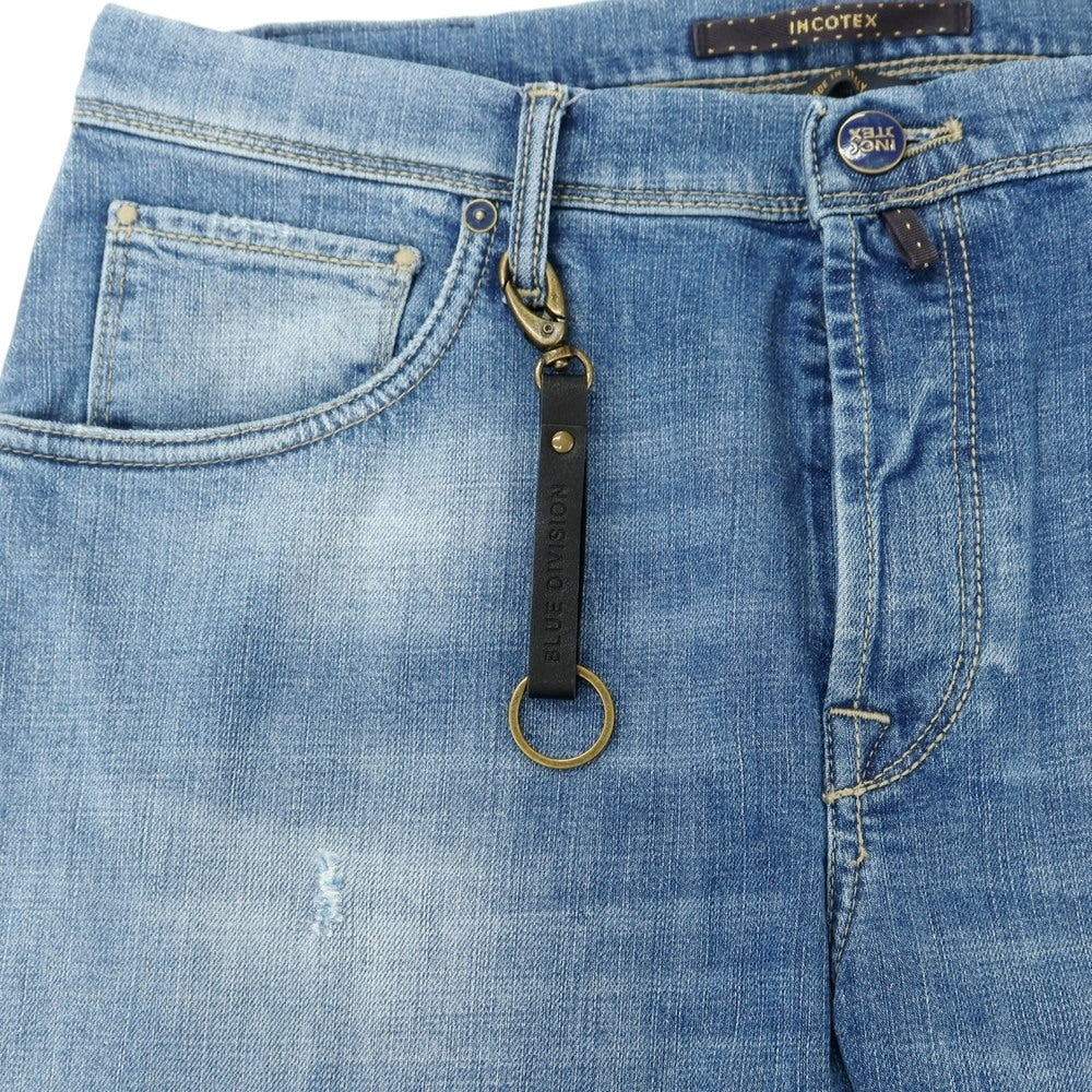 [New Outlet] INCOTEX BLUE DIVISION Tapered Denim Pants Blue [33] [Condition Rank N-] [Men&