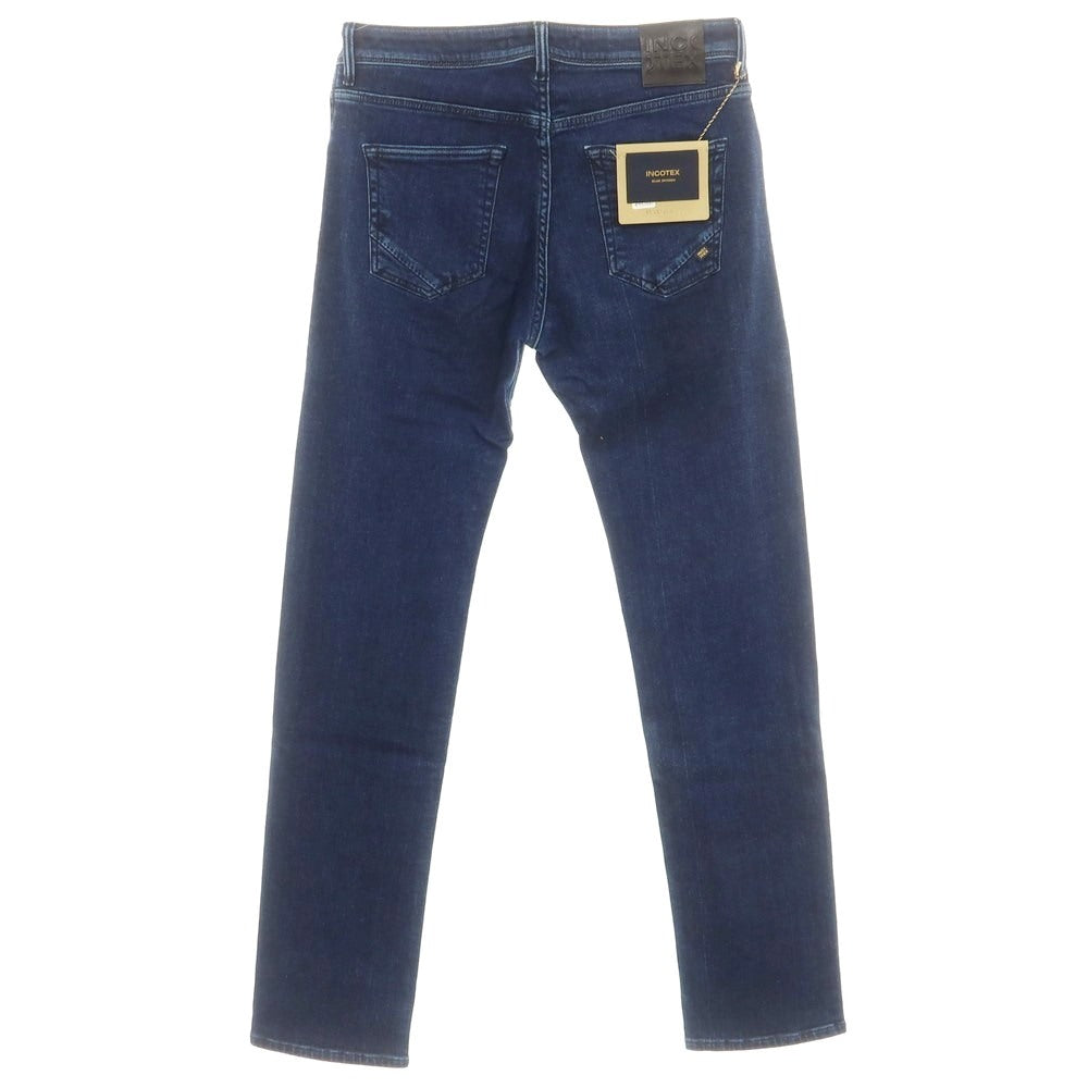 [New Outlet] INCOTEX BLUE DIVISION Regular Denim Pants Navy [33] [Condition Rank N-] [Men&