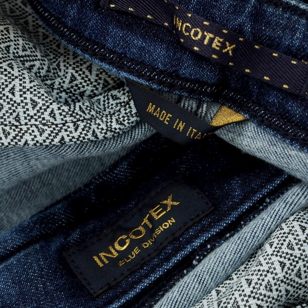 [New Outlet] INCOTEX BLUE DIVISION Regular Denim Pants Navy [33] [Condition Rank N-] [Men&