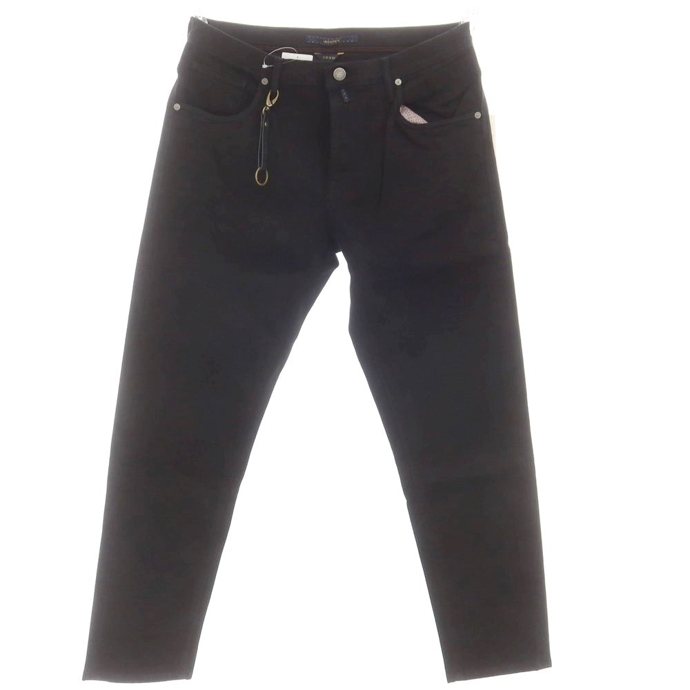 [New] INCOTEX BLUE DIVISION Tapered Denim Pants Black [33] [Condition Rank N] [Men&