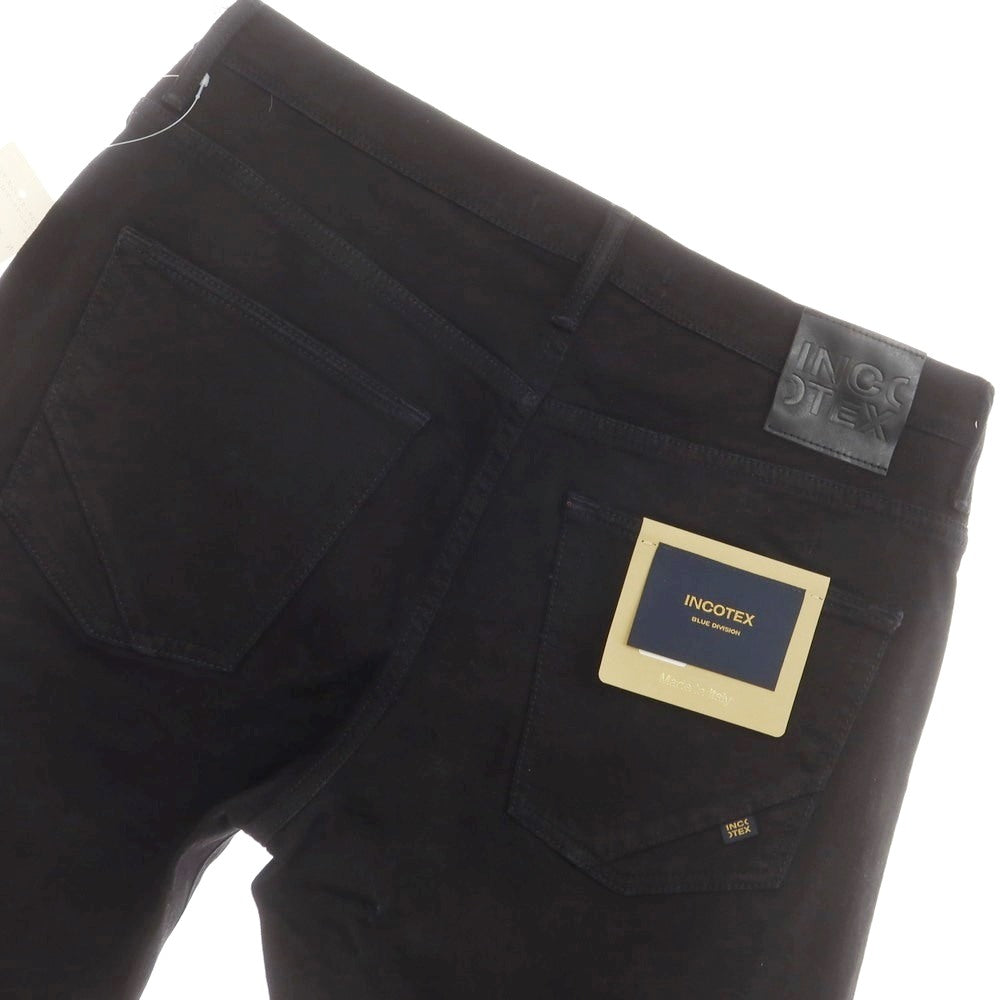 [New] INCOTEX BLUE DIVISION Tapered Denim Pants Black [33] [Condition Rank N] [Men&